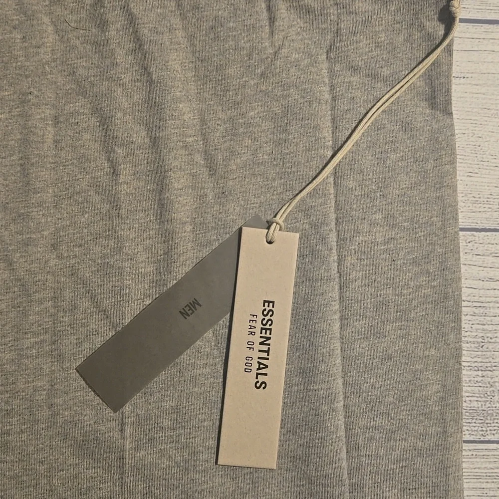 Essentials Fear of God Oversized Cotton T-Shirt Heather Gray Size M NWT